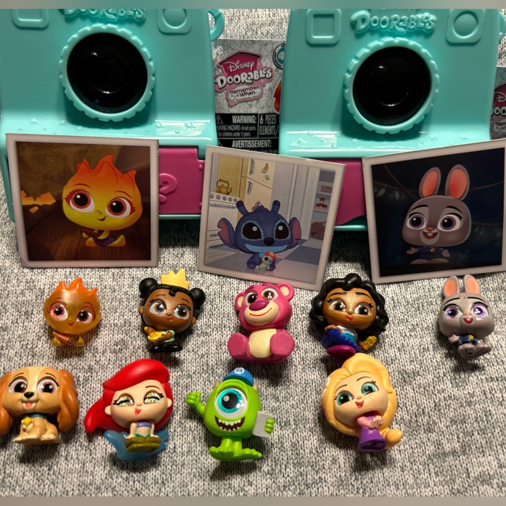 Doorables Remember When Lot Rare Ember Judy Hopps Ariel Rapzunel Tiana Mike
